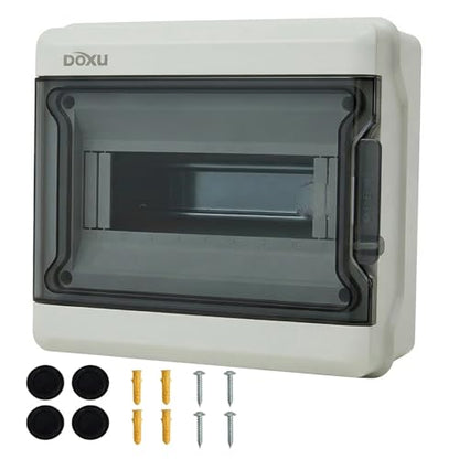 Circuit Breaker Box, IP66 Distribution Protection Box (AT-9 Way) - size: 9 - 218x200x100 MM