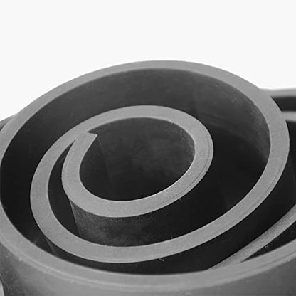 DEVNOL Neoprene Rubber Strip 1/4 (.250)" Thick X 1" Wide X 10'Long Grade 65A for Gasket, Surface Protection, Sealing - size: 1/4" x 1" x 10'