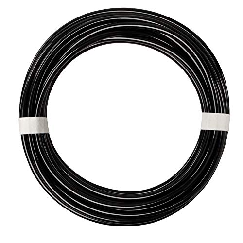 Quickun Pneumatic Tubing 5/32" Tube OD PU Polyurethane Tube Air Hose Line for Air Compressor Fitting or Fluid Transfer (Black 32.8ft) - color: Black, size: 5/32" Tube OD-32.8ft