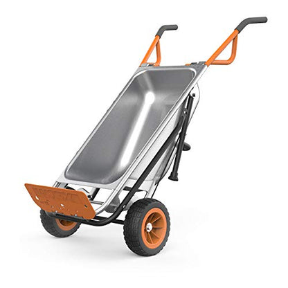WORX Wheelbarrow Heavy Duty Dolly, 8-in-1 Aerocart Garden Cart, WG050 - size: Aerocart, style: Tools
