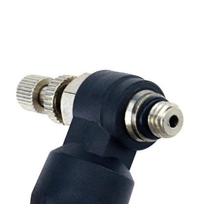 Quick Connect Air Hose Fittings 5Pcs 6mm Tube to M5 Male Thread Push in to Connect Fittings Pneumatic Flow Speed Control, Air Flow Control Valve - size: 6mmxM5