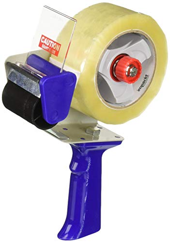 UBOXES Heavy Duty Tape Dispenser & 2 Rolls - size: 2 Inches Width x 110 Yards Length