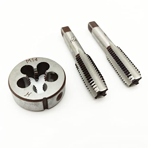 AtticZone M14 x 2.0 Metric Hand Thread Tap and Die Set, Right Hand - size: M14x2.0