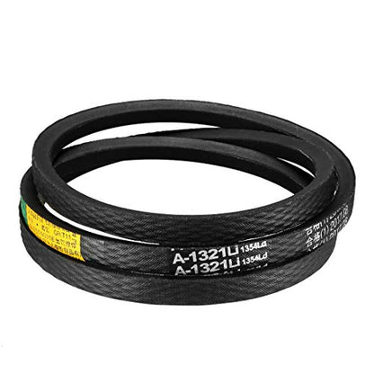 uxcell A1321 V-Belts 1321mm Inner Girth 13mm Top Width 8mm Thickness A-Section Rubber Drive Transmission Belt - size: 1321mm