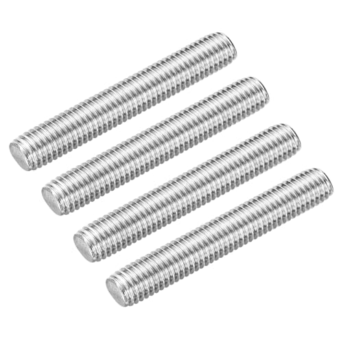 MECCANIXITY Fully Threaded Rod 1/2"-13 UNC Thread Pitch 304 Stainless Steel Right Hand Threaded Rods Bar Studs,3.23 inch 4 Pack - size: 1/2"-13 UNC x 3.23 inch