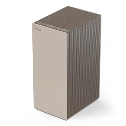 COWAY Air Purifiers for Large Room Whole Home Up to 4,253ft², 2 Sets of XL Washable Pre-Filters and HEPA Filters for Dual Purification, AQI, Turbo Mode, Timer, Wheels, 5yr Warranty, ProX(B) - style: AIRMEGA ProX Beige