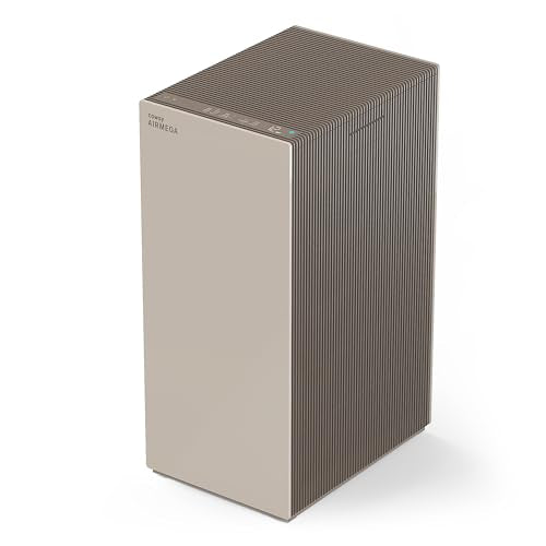 COWAY Air Purifiers for Large Room Whole Home Up to 4,253ft², 2 Sets of XL Washable Pre-Filters and HEPA Filters for Dual Purification, AQI, Turbo Mode, Timer, Wheels, 5yr Warranty, ProX(B) - style: AIRMEGA ProX Beige