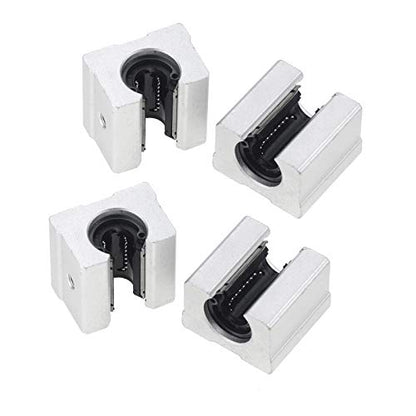 4PCS SBR16UU SBR Linear Ball Bearing Slide Block for SBR16 Linear Rail Guide - style: 16mm
