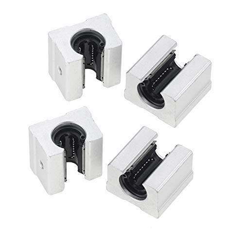 4PCS SBR16UU SBR Linear Ball Bearing Slide Block for SBR16 Linear Rail Guide - style: 16mm