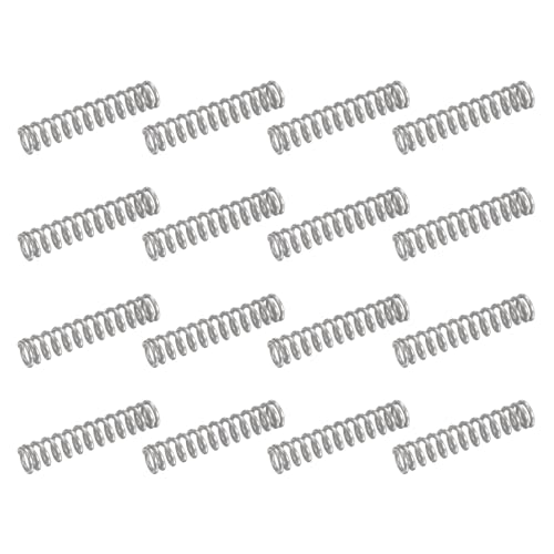 uxcell 50Pcs 304 Stainless Steel Compression Springs,0.5mmWD, 3mm ODx15mm L - size: 3mmx15mm