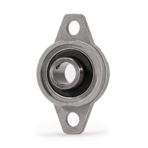 XIKE 4 Pcs KFL001 Mounted Pillow Block Bearings Bore 12mm/0.47inch. - size: KFL001 Bore 12 mm