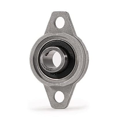 XIKE 4 Pcs KFL001 Mounted Pillow Block Bearings Bore 12mm/0.47inch. - size: KFL001 Bore 12 mm