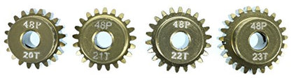 48 Pitch Aluminum Pinion Gear Set #9752 for RC Car, Truck & Off-Road Vehicles
