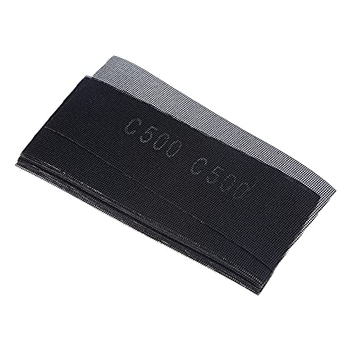 uxcell 20pcs Mesh Sanding Sheets 500 Grits 4-1/2-inch x 11-inch Mesh Sandpaper Pad for Wood Wall Repair, Dust-Free Wet/Dry Polish - style: 500 Grit
