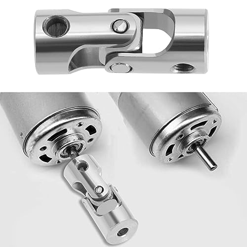 ECSiNG 4Pcs 8mm to 8mm Metal Shaft Coupling Universal Joint Shaft Coupling Flexible Coupling Connector Accessories for Model Car Ships Robots - size: 35mmx14mm