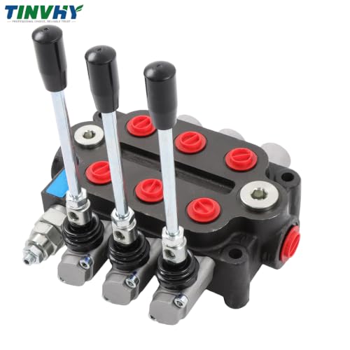 3 Spool 25GPM Hydraulic Directional Control Valve 3000PSI