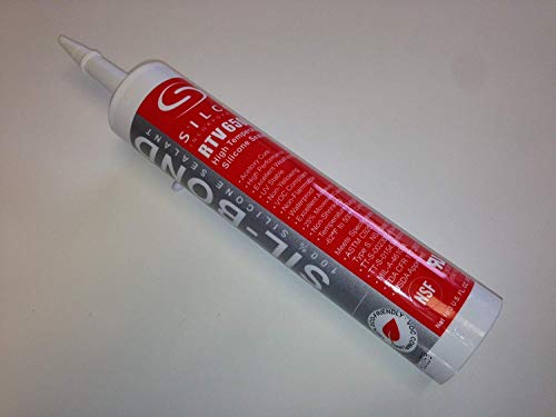 Food Grade NSF FDA RTV Silicone Sealant Adhesive Red High Temp 10.3oz (Standard Version) (Standard Version, 4-Pack)
