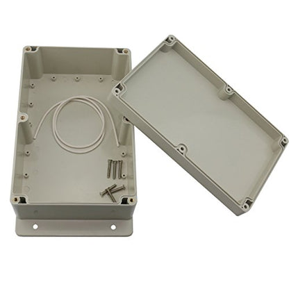 Ogrmar Plastic Dustproof IP65 Junction Box DIY Case Enclosure 9.1x6x3.5 - size: 9.1" x 6" x 3.5"