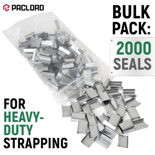 5/8" Open Seals for Steel Strapping, Pack of 2000 - size: Pack of 2000