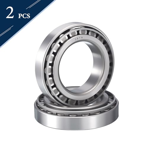 2 Pack 387A/382A Tapered Roller Bearing Cone and Cup Set - size: 387A/382A
