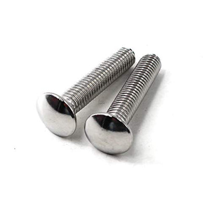 M6x20 Carriage Bolts 304 Stainless Steel Square Bolts (Pack of 30) - color: M6x20