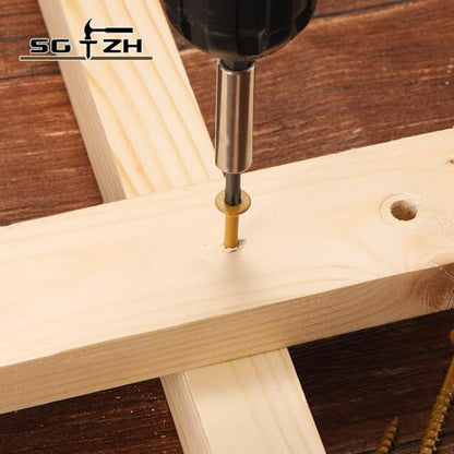 #8 x 1 Inch Deck Screws (468Pcs) 2lb. Exterior Wood Screws. Carbon Steel, Tan, Flat Head, Rust Resistant epoxy Coated, with T25 Star Bit - color: Tan, size: #8 x 1"