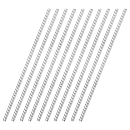 uxcell 10Pcs Fully Threaded Rod M2 x 0.4mm Pitch 70mm/2.8 Inch Threaded - size: M2x0.4mmx70mm