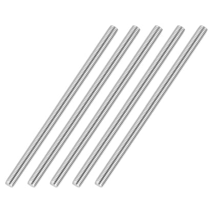 M2-0.4 Fully Threaded Rod 50mm Length Coarse Thread 5Pcs - size: M2-0.4 50mm