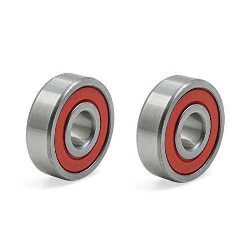 uxcell 2pcs 6200RS 10mm x 30mm x 9mm Double Sealed Deep Groove Ball Bearing - size: 10mmx30mmx9mm