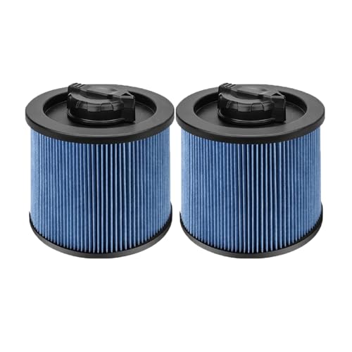 2 Pack DXVC4002 Cartridge Filter Compatible with DeWalt Wet/Dry Vac Cleaner - size: 2 Pack DXVC4002