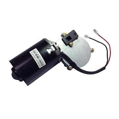 High Torque PMDC Right Angle Gear Motor 12V Reversible 50 RPM (Right Gear-Box) with Threaded Shaft - size: 12V, style: Right-Threaded Shaft