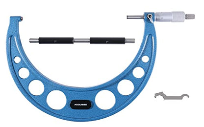 Accusize Outside Micrometer, 7-8in x 0.0001in, EG00-0008 - size: 7-8"