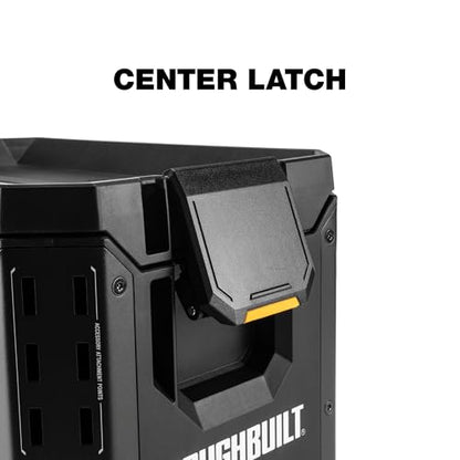 ToughBuilt StackTech Compact Tool Box with Lock and Removable Tray - size: Large