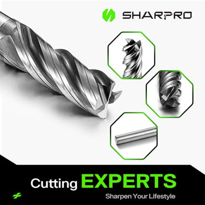 3/16'' Shank Carbide End Mills, 4 Flute Square End Mill Bits - size: 3/16 in(4 Flute)