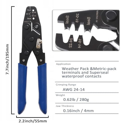 950Pcs Pin Connector Terminal Kit Crimping Tool Automotive Set