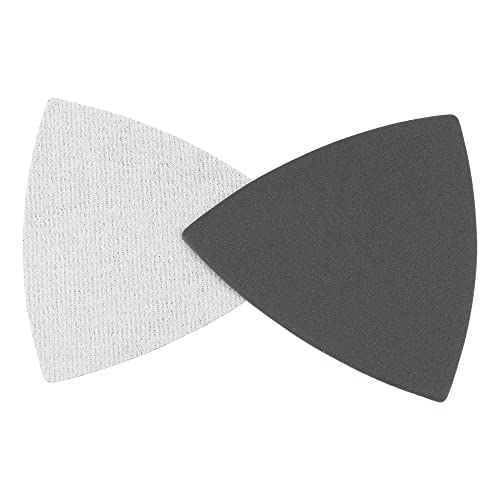 uxcell Triangular Sandpaper Hook and Loop Triangle Sanding Pad Fit 3-1/2" Oscillating Multi-Tool Silicon Carbide for Wet/Dry Use 600 Grit 8pcs - size: 600 Grit