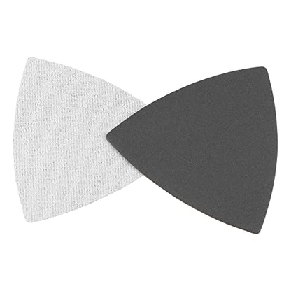 uxcell Triangular Sandpaper Hook and Loop Triangle Sanding Pad Fit 3-1/2" Oscillating Multi-Tool Silicon Carbide for Wet/Dry Use 600 Grit 8pcs - size: 600 Grit