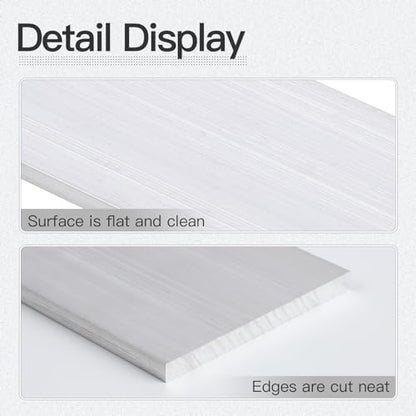 1/4" (6mm) X 3"(75mm) Square Aluminum Flat Bar 12" Long, 2 Pieces 6061 General Purpose Plate T6511 Solid New Mill - size: 1/4x3x12inch
