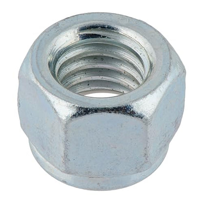 3/8"-16 (100 Pack) Nylock Hex Nuts, Grade 2, Nylon Insert Locknut by Makers Bolt - size: 3/8"-16 (100 pack)