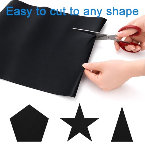 Frcctre 8 Pack Solid Neoprene Rubber Sheet, 12 X 11 Inch 1.0mm & 1.6mm Thickness DIY Gasket Material, Sealing, Liner, Shield, Padding, Mat, 2 Thickness