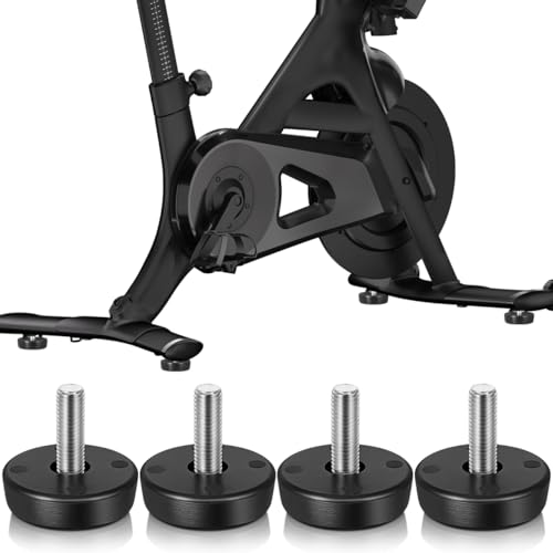 Milisten M10 Leveling Feet 4 Pcs for Treadmills Adjustable Shock Absorbing Pads Fitness Exercise Equipment Replacement Parts Anti-Vibration Rubber Mounts