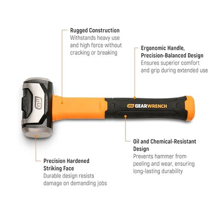GEARWRENCH 48 oz. Drilling Hammer with Fiberglass Handle | GWHFDRL48 - style: 48 oz.