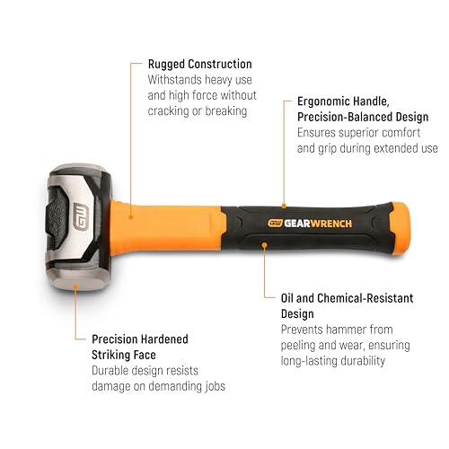 GEARWRENCH 48 oz. Drilling Hammer with Fiberglass Handle | GWHFDRL48 - style: 48 oz.