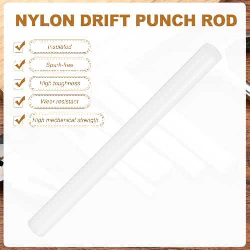 HARFINGTON 3pcs Nylon Drift Punch Rod 15/64" Dia Front Sight Drift Punch - size: 15/64"