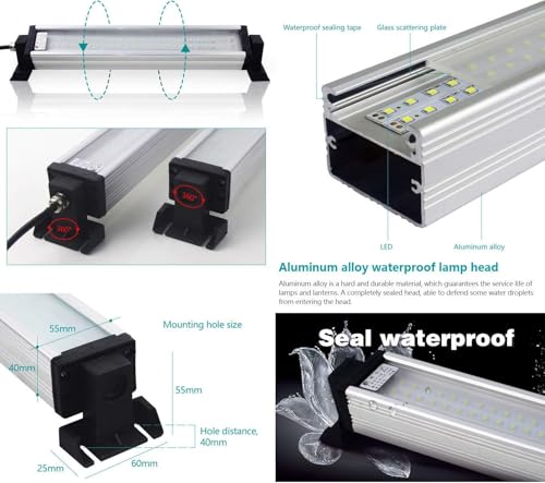 Led Industrial Machine Tube Light, lP66 Waterproof Explosionproof Work Lamp 49.2" 40W for CNC Internal, 110v to 220v Universal（40W） - size: 40W