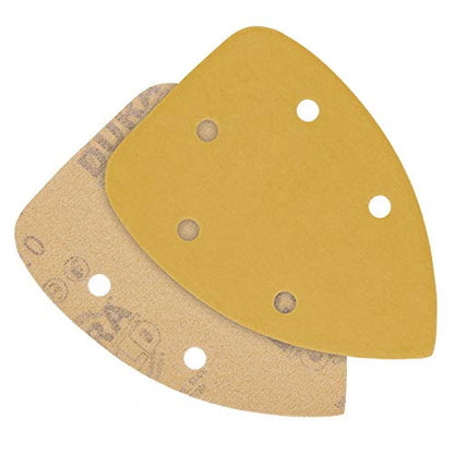 Dura-Gold Mouse Detail Sander Sandpaper Sanding Sheets, 5 Hole, 320 Grit - size: 320-Grit