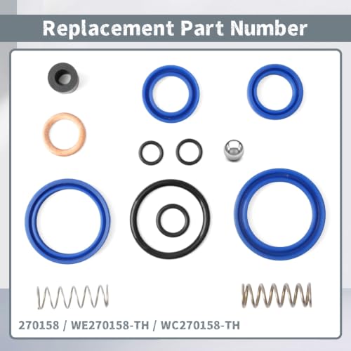270158 13Pcs Hydraulic Seal Kit Replacement for Wesco Pallet Jack
