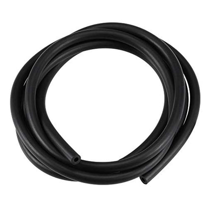 uxcell Lubricating Oil Hose, 2mm ID x 4mm OD 3.3ft Rubber Water Hose Tubing Black - size: 2mm x 4mm