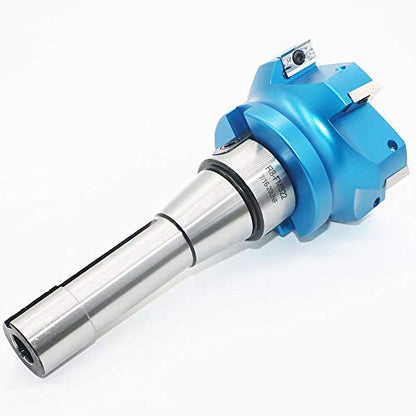 3.15 Inch Face Milling Cutter Aluminum 400R 80MM CNC End Milling Cutter Holder + R8-FMB22 Shank Face Shell Mill Arbor + 6pcs APKT1604 Carbide Inserts + 8mm Hexagon Wrench + T15 Wrench CNC Machine Tool - style: AL 400R 80-22 (3.15 Inch)