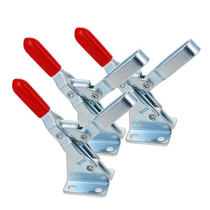 Utoolmart Hand Tool Vertical Toggle Clamp GH-101-A Quick Release Clamp 50kg Holding Capacity 3 Pcs - size: GH-101-A 3pcs